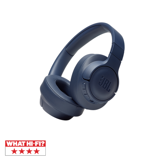 JBL Tune 750BTNC - Blue - Wireless Over-Ear ANC Headphones - Hero image number null